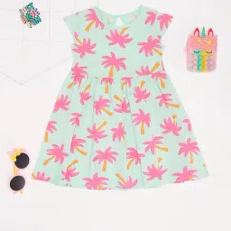 Pantaloons Junior Girls Mint Dress-image-97