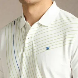 Louis Philippe White Regular Fit T-Shirt image 4