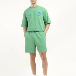 Levi's Green Cotton Regular Fit Sports Shorts image 4