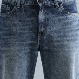 Bene Kleed Blue Relaxed Fit Cotton Lightly Washed Jeans image 4