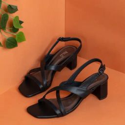 Inc.5 Women's Black Cross Strap Sadals-picture-12