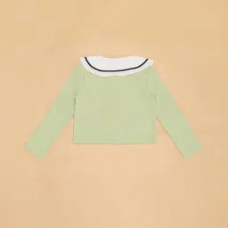 YU by Pantaloons Kids Green Regular Fit Full Sleeves Jacket image 4