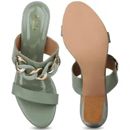 Inc.5 Women's Green Casual Sandals image 4