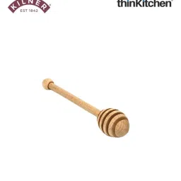 Kilner Transparent Glass Honey Pot With Beech Dipper (0.4 L) image 4