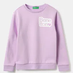 United Colors of Benetton Kids Purple Printed Full Sleeves Sweatshirt-picture-28