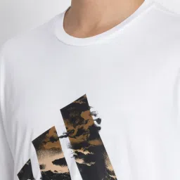 Adidas White BS HBR T-Shirt image 4