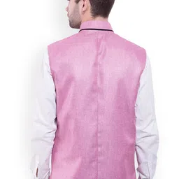 Wintage Pink Nehru Jacket image 4