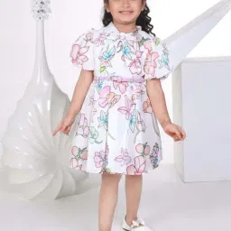 Peppermint Girls Multicolor Floral Dress-picture-13