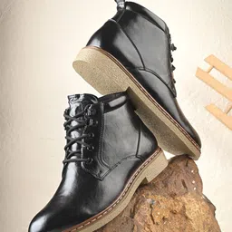 BUCIK Casual Round-Toe Regular Boots-image-13