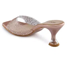 Rocia by Regal Women's Rose Gold Casual Sandals image 5