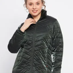 Duke Dark Green Slim Fit Jacket-image-40