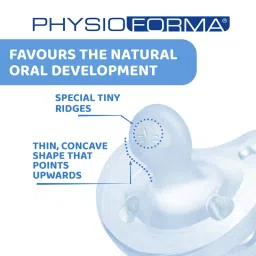 Chicco Physio Soft Silicone Blue Soother (2-6M) - Pack of 2 image 3