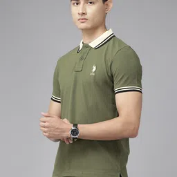 U.S. Polo Assn. Pure Cotton Slim Fit Polo T-shirt image 2