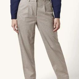 Annabelle by Pantaloons Beige Printed Trousers-picture-18