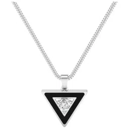 SHINE ETERNAL Lab Grown Diamond 18k (750) White Gold Pendant for Men-image-66