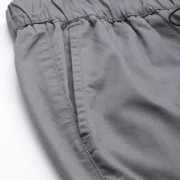 Mast & Harbour Men Grey Solid Pure Cotton Joggers image 5