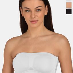 mod & shy Pack Of 3 Assorted Full Coverage Non Padded Bandeau Bras With All Day Comfort-picture-33