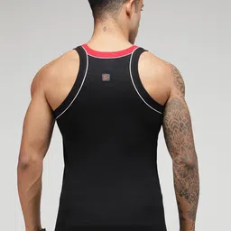 Sporto by Macho Men Pack Of 3 Pure Combed Cotton Gym Vests image 5