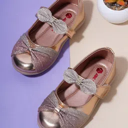 mine sole Minesole Bow EmbellishedBallerinas - Rose Gold-picture-17