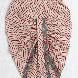 The Magic Wand Cotton Woven Full Sleeves Floral & Paisley Printed Kurta & Dhoti Set - Green image 4