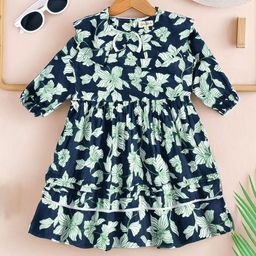 Bella Moda Floral Print Fit & Flare Dress-picture-2
