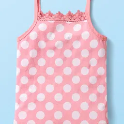 Babyoye Disney Interlock Knit Sleeveless Slips With Minnie Mouse Family Print Pack Of 2 - Pink & Light Green image 5