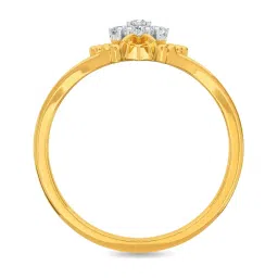 Kisna Diamond & Gold Jewellery Osiana 14k (585) Diamond & Gold Ring For Women image 4