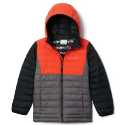 Columbia Kids 0 Orange & Grey Color Block Full Sleeves Jacket-image-71