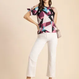 Moomaya Multicolor Printed Top image 4