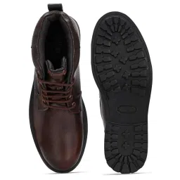Spykar Men's Brown Derby Boots image 4