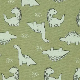 Juniors by Lifestyle Olive Cotton Printed Tee image 4