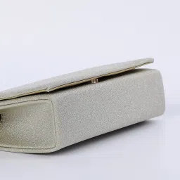 Code by Lifestyle Gold Textured Clutch image 4