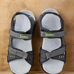 The Roadster Lifestyle Co Men Charcoal Grey Sports Sandals-picture-35