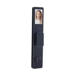 Quba Quantum Digital Main Door Lock 7 Way Access Face Recognition for 35-120 mm Door Thickness, Black-picture-34