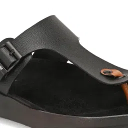 Spykar Men's Dunton Black T-Strap Sandals image 5
