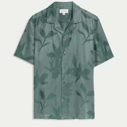 Marks & Spencer Men Regular Fit Floral Printed Cuban Collar Casual Shirt image 2