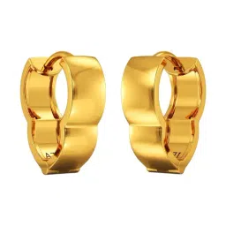 Joyalukkas 22k (916) Willow Whisper Gold Earrings For Women-picture-17