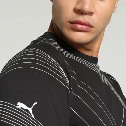 Puma MAPF1 Black Cotton Regular Fit Printed Sports T-Shirt image 4