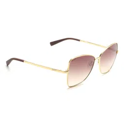 SCOTT Brown Rectangular Sunglasses for Women image 4