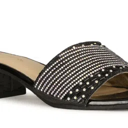 Bata Women's Sawkin Black Ethnic Sandals image 4