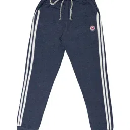 Todd N Teen Kids Blue Cotton Striped Joggers-image-21