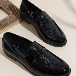 Carlton London Men's Black Loafers-picture-46