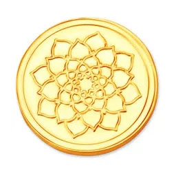 Mia by Tanishq Lotus 22k (916) 2gm Gold Coin-image-9