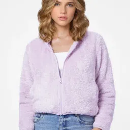 Only Purple Regular Fit Jacket-image-94