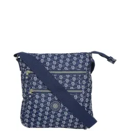 Baomi Blue Printed Medium Cross Body Bag-image-23