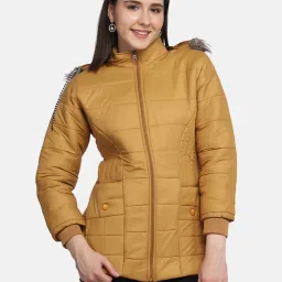 BUYNEWTREND Yellow Regular Fit Jacket image 4