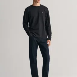 GANT Blue Slim Fit Washed Jeans image 3