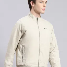 Monte Carlo Beige Cotton Regular Fit Jacket image 4