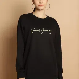 Vimal Jonney Maroon & Black Printed Sweatshirt - Pack Of 2 image 4