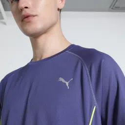 Puma Blue Crystal Regular Fit Sports T-Shirt image 4